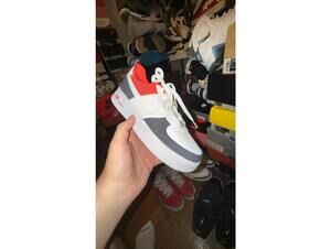 Nike af1 white u0026 red sz 4.5